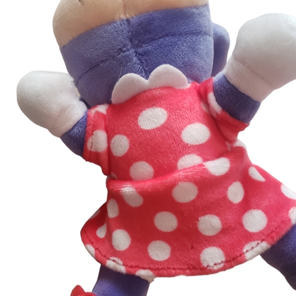 Minnie Mouse Disney Cuddleez Red Polka Dotted Dress Sleeping Minnie 6"  Plush - Picture 5 of 6